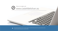 Desktop Screenshot of castelldeloliver.es